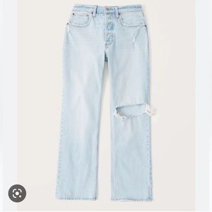 Abercrombie Curve Love Low Rise 90s Baggy Jean